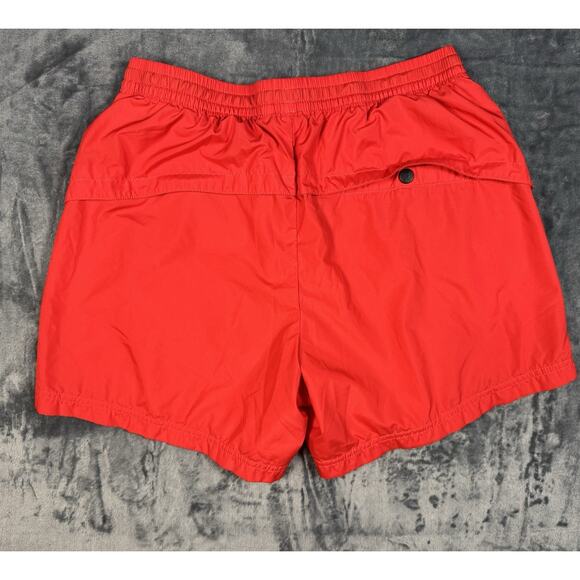 New The North Face Women's Windwall 5" Outline Shorts Horizon Red Size Medium - Picture 5 of 7